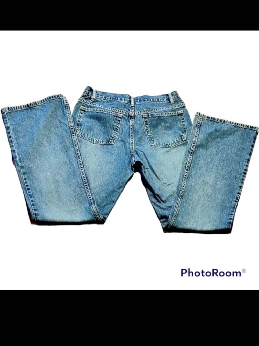 Rue 21 flare/wide leg denim jeans 100% cotton Womenโs size 6 | a9